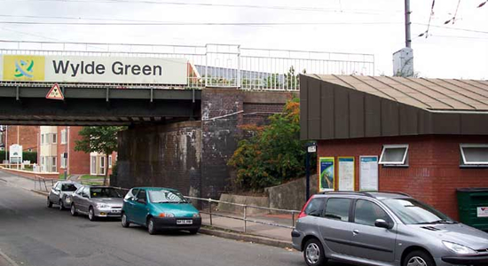 Wylde Green station booking office